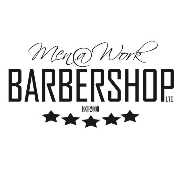 Men at Work Barbershop logo